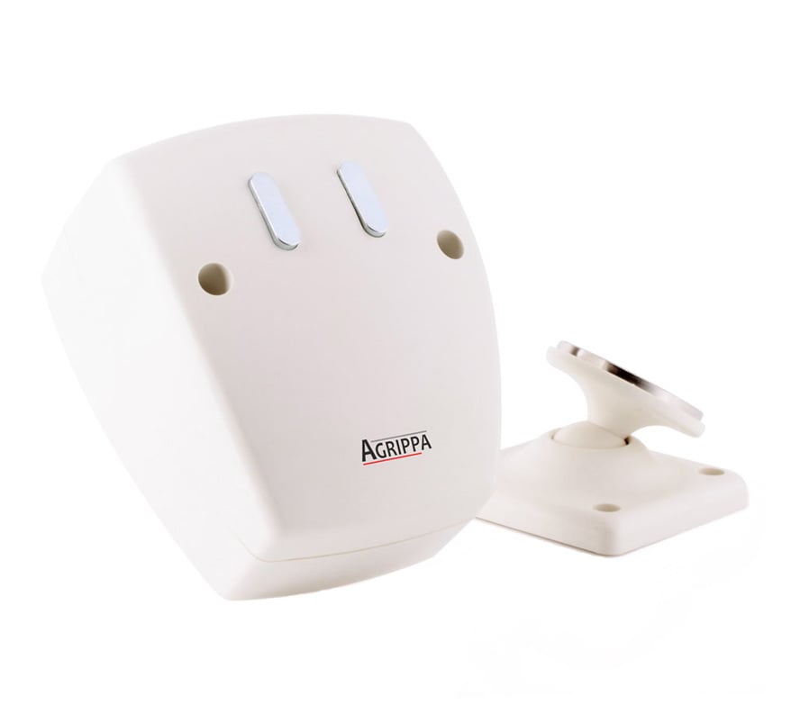 Geofire Agrippa Wireless Sound-Activated Fire Door Holder (White) (3-80-0060) - JEM Systems UK