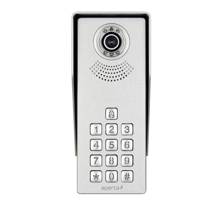 ESP Aperta Single Way IP55 Video Door Entry Station with Keypad (APDSSWKP) - JEM Systems UK