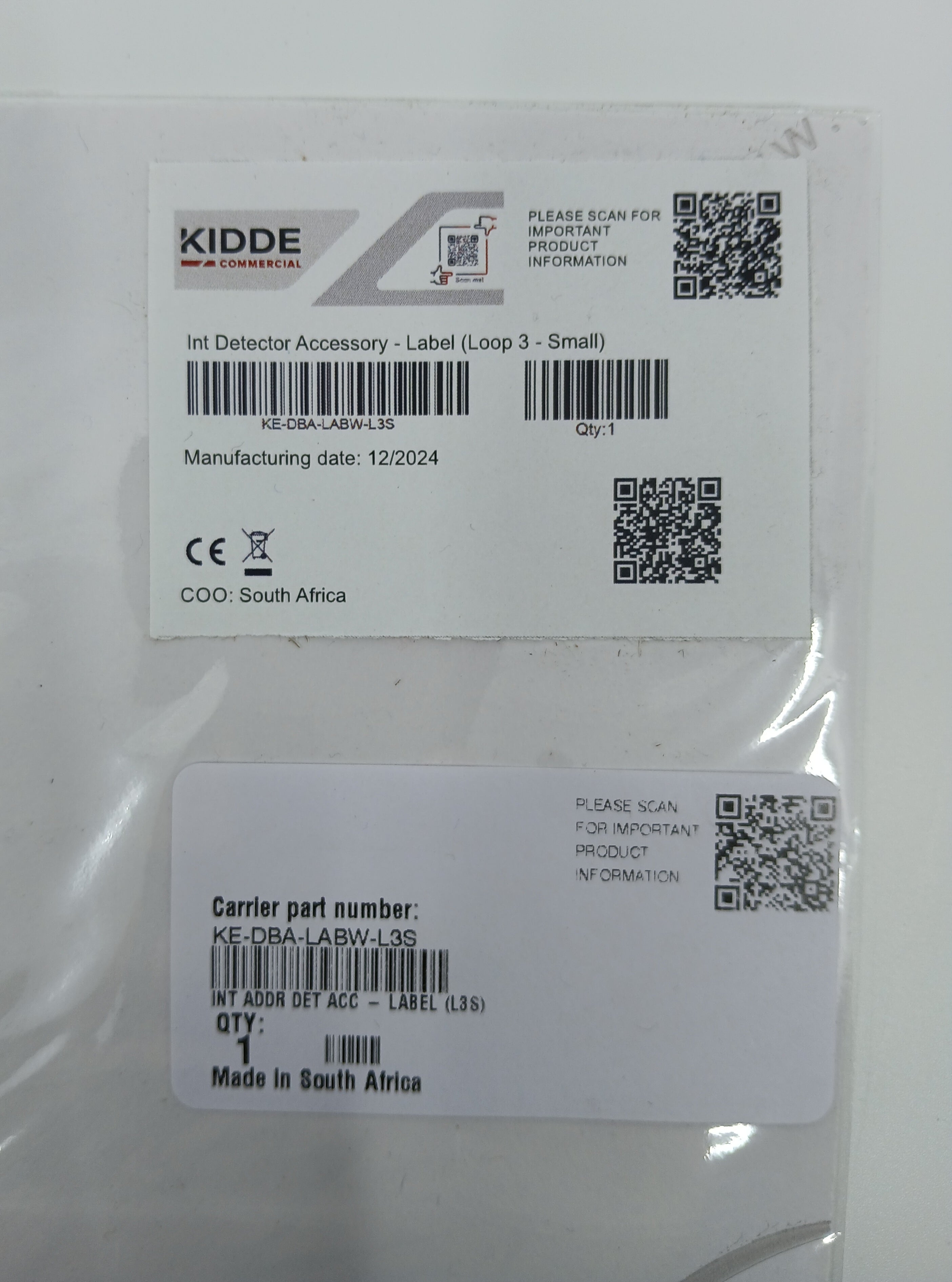 Aritech KE-DBA-LABW-L3S - JEM Systems UK
