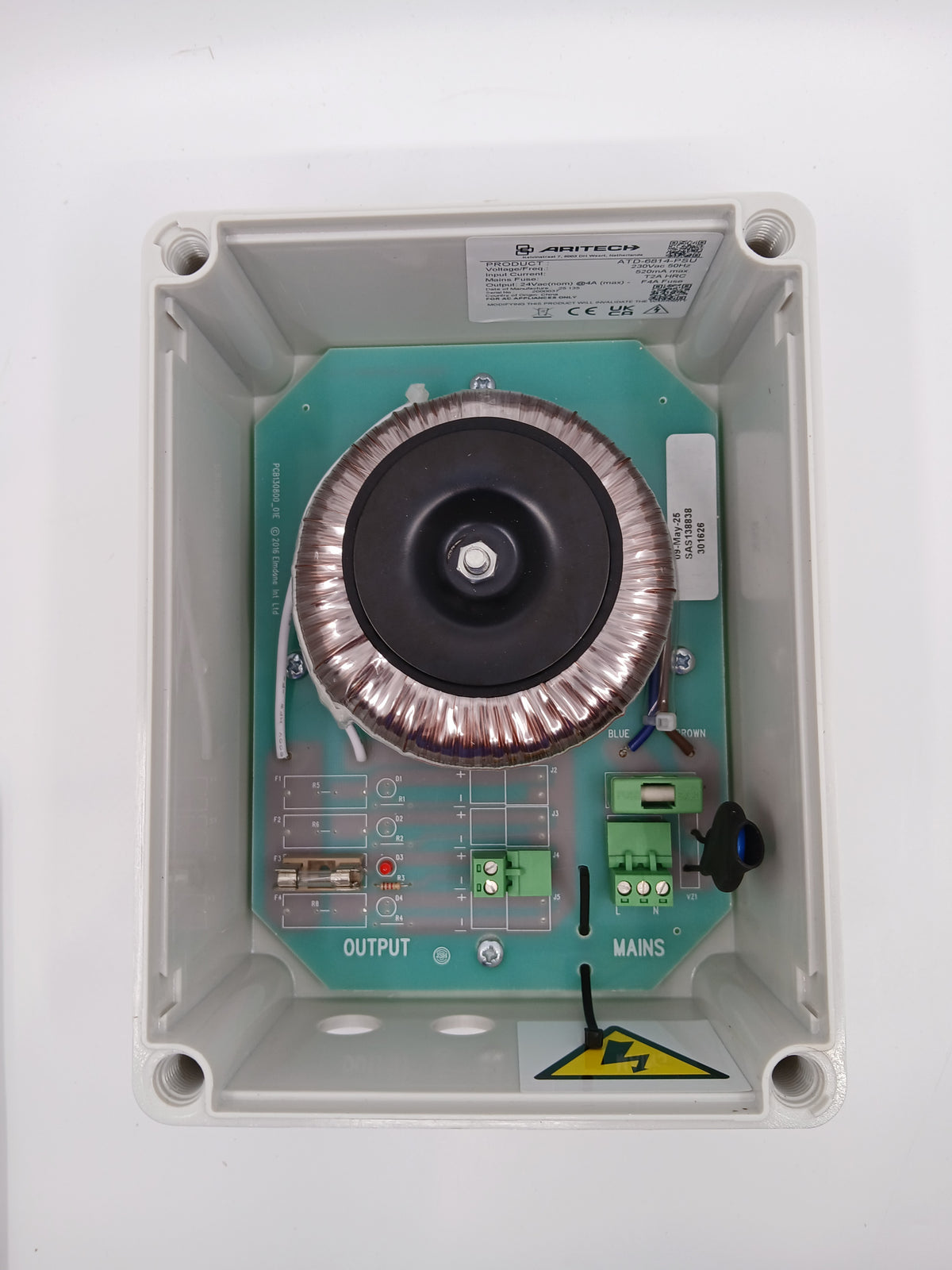 Aritech ATD-6814-PSU 24VAC 4A Power Supply Unit - JEM Systems UK