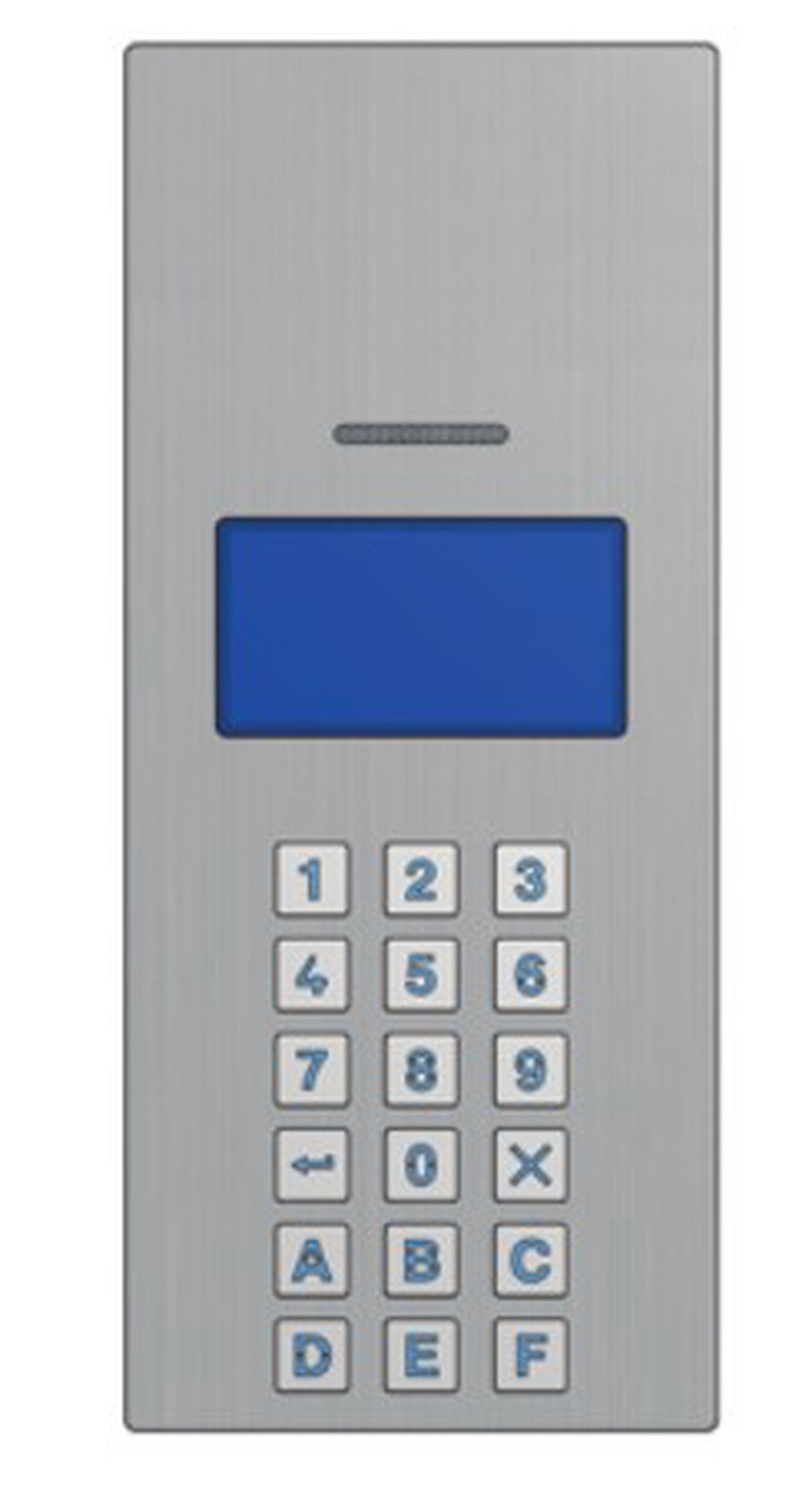 Videx VX2200 Vandal Resistant Digital Audio Module with Graphical Display Back Lit Keys and A-F