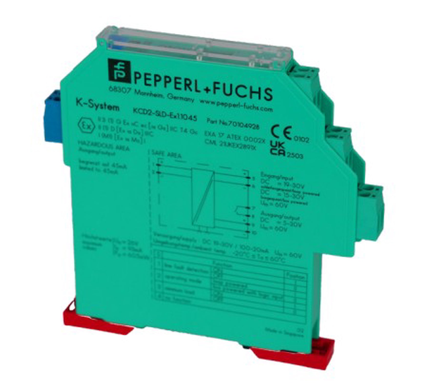 Apollo Conventional Intrinsically Safe Galvanic Barrier 1 Channel Solenoid Driver