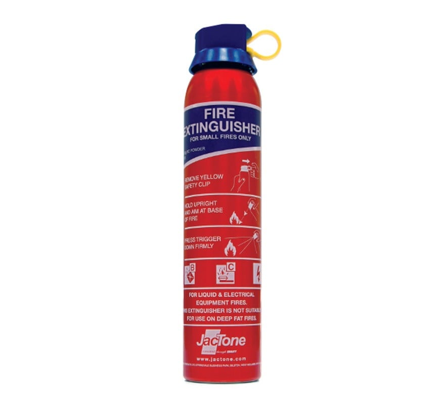 Jactone 600g BC Powder Aerosol Fire Extinguisher (Red) (AEBC600R) - JEM Systems UK