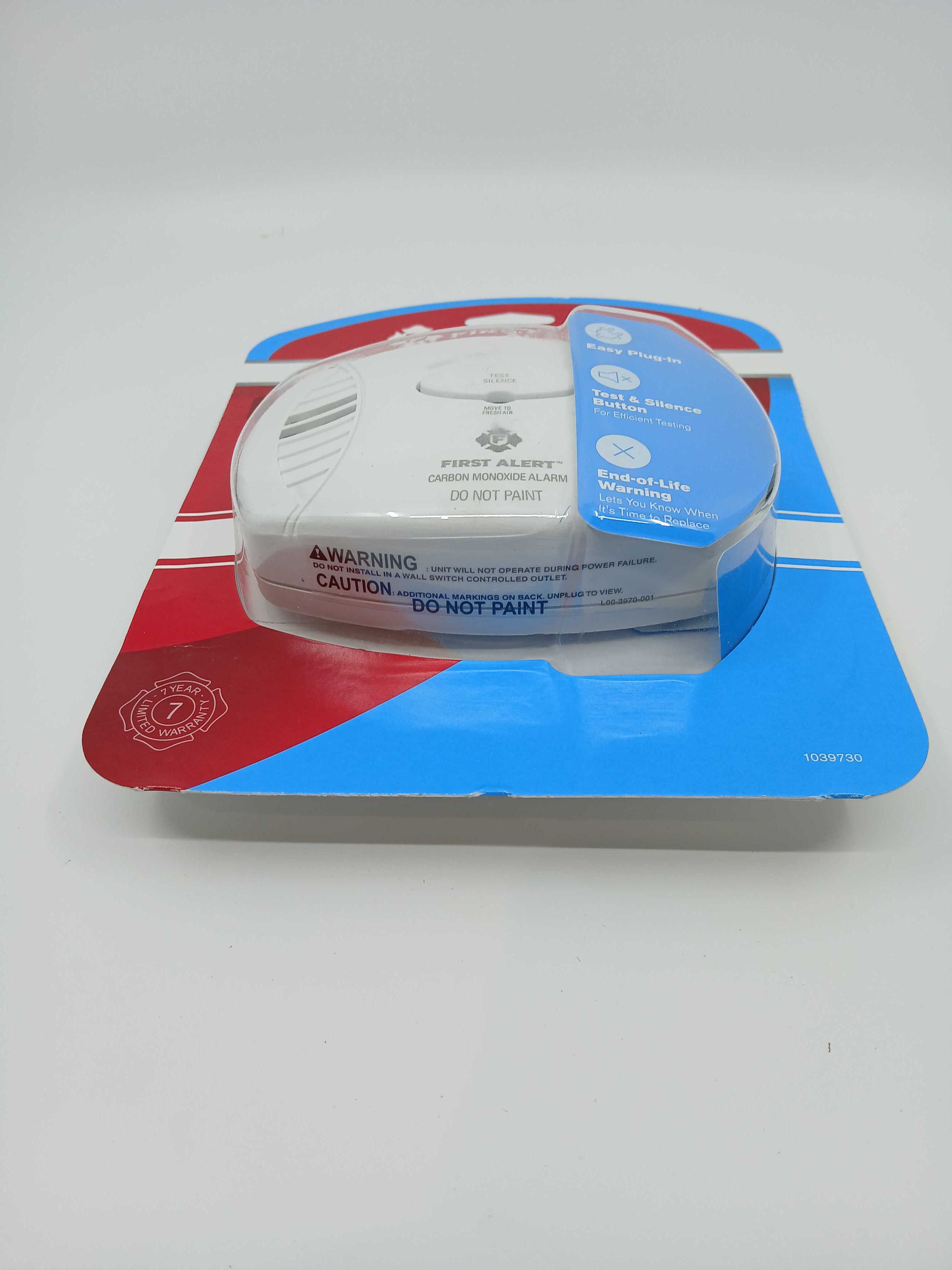 BRK CO600 Plug-In CO Alarm No Battery AC Electrochemical Sensor - JEM Systems UK