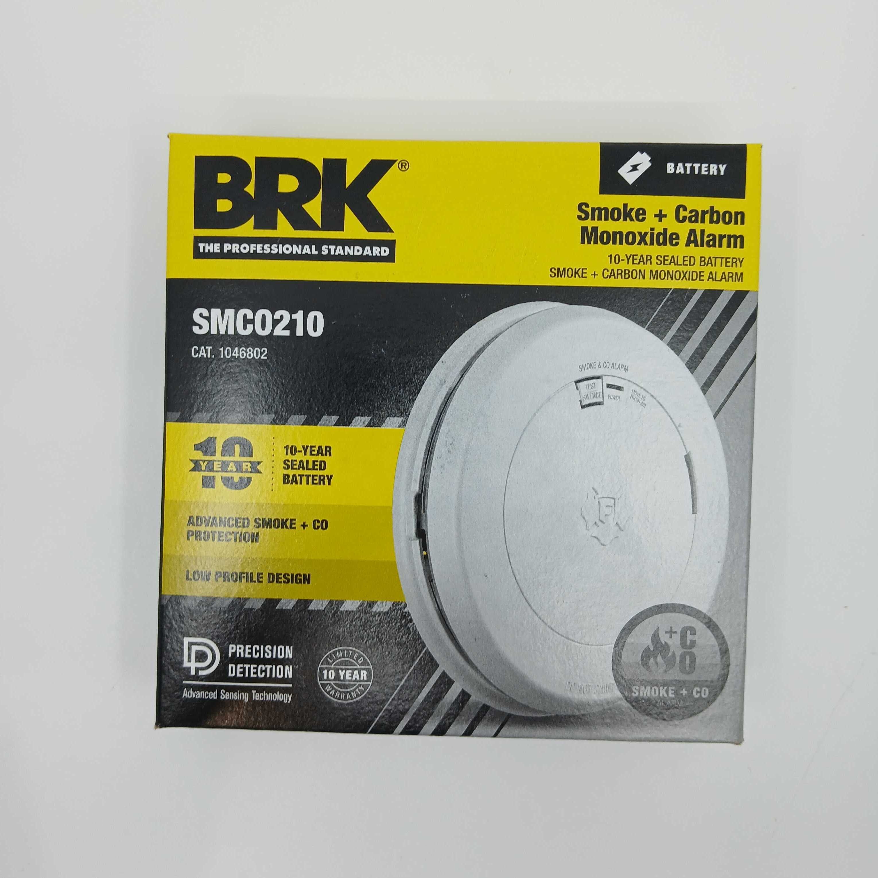 BRK SMCO210 Battery Powered Combo Smoke CO Alarm 10-Year Lithium - JEM Systems UK