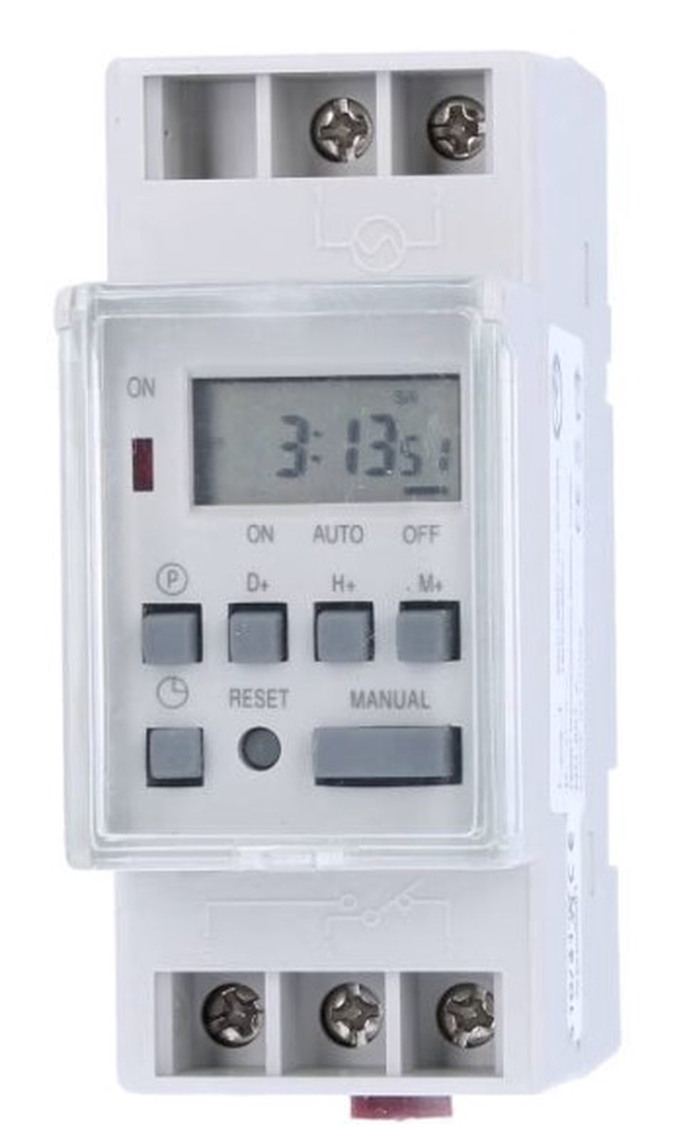 CDVI Digital 7-Day Timer DIN Rail Mount 230VAC