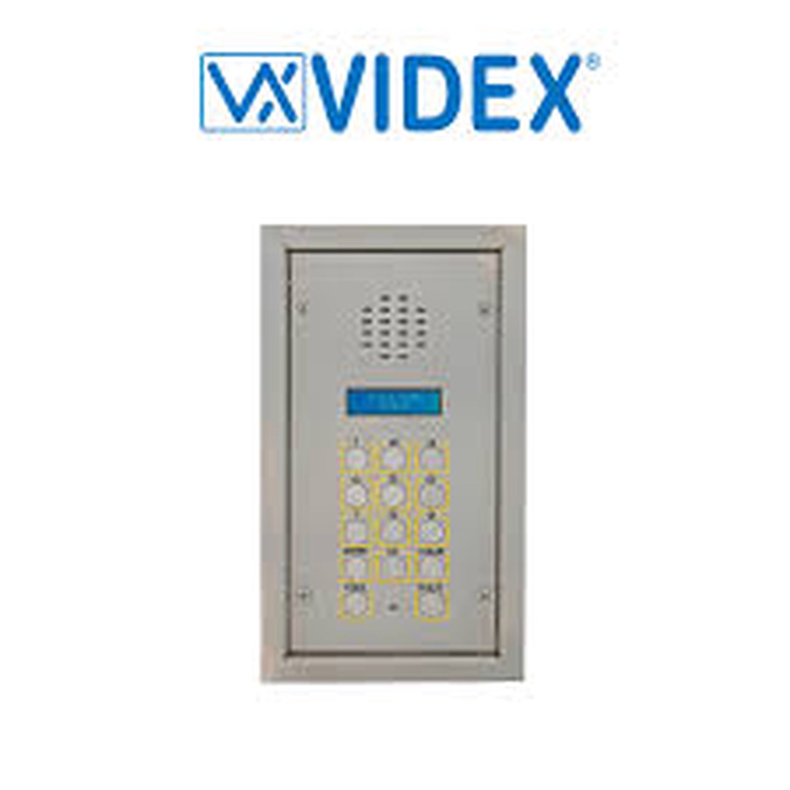 Videx VX2200 Digital Flush Bezel Box Audio Panel with DDA Features with Name Scroll Facility