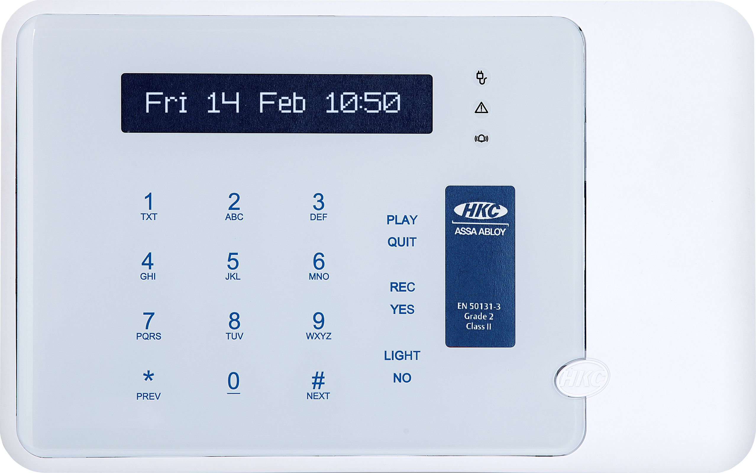 HKC RF Remote Touch Keypad White