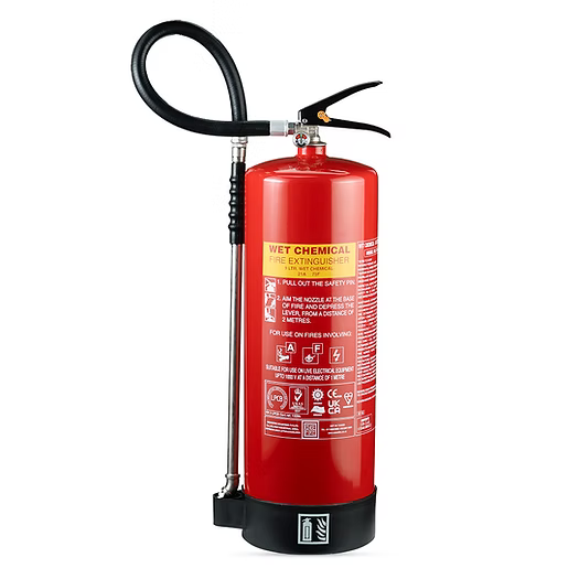 Ceasefire Fire Extinguisher Wet Chemical 9L MS Stored Pressure Red (C) (CF-000802A)