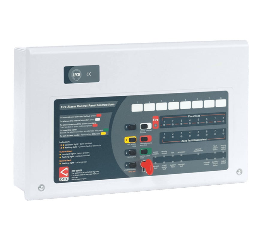 C-TEC CFP 8 Zone Repeater Panel (CFP760) - JEM Systems UK