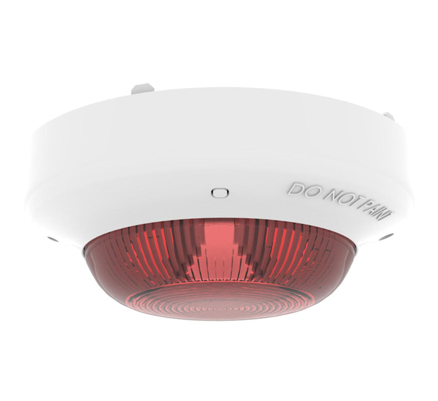 Hochiki ESP Addressable VID Beacon (White Case, Red Lens) (Non EN54-23) (CHQ-AB(WHT) - JEM Systems UK
