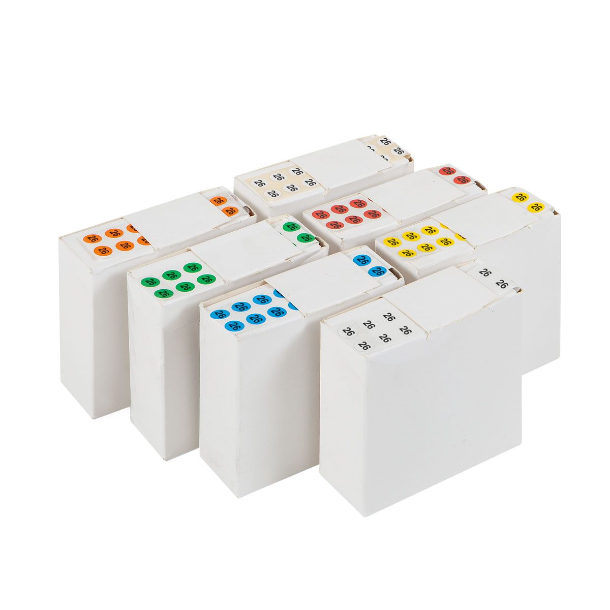 Firechief Extinguisher Gauge Dots 2026 Yellow - Roll of 1000 (GD26-YELLOW)