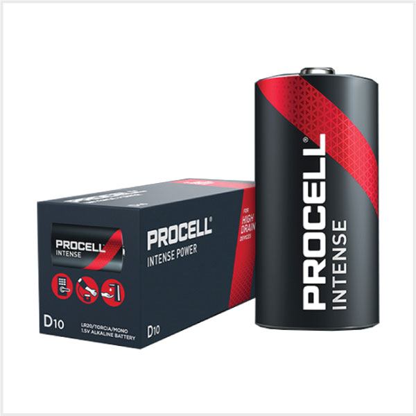 Procell Intense D Battery, Pack of 10