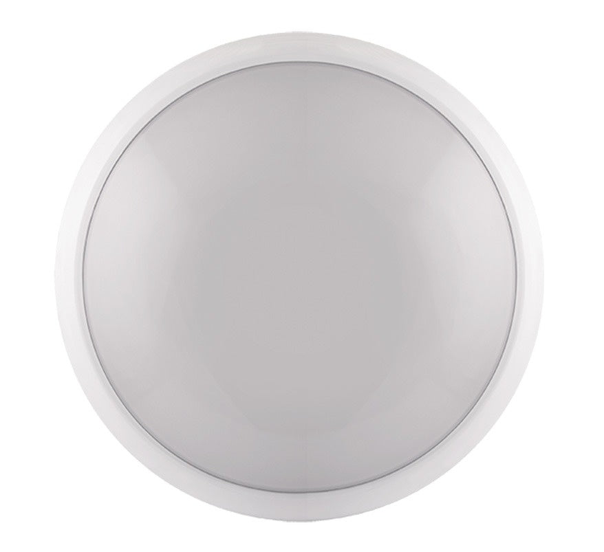 ESP Duceri 14W CCT LED IP65 Circular Emergency Bulkhead (D1020WH) - JEM Systems UK