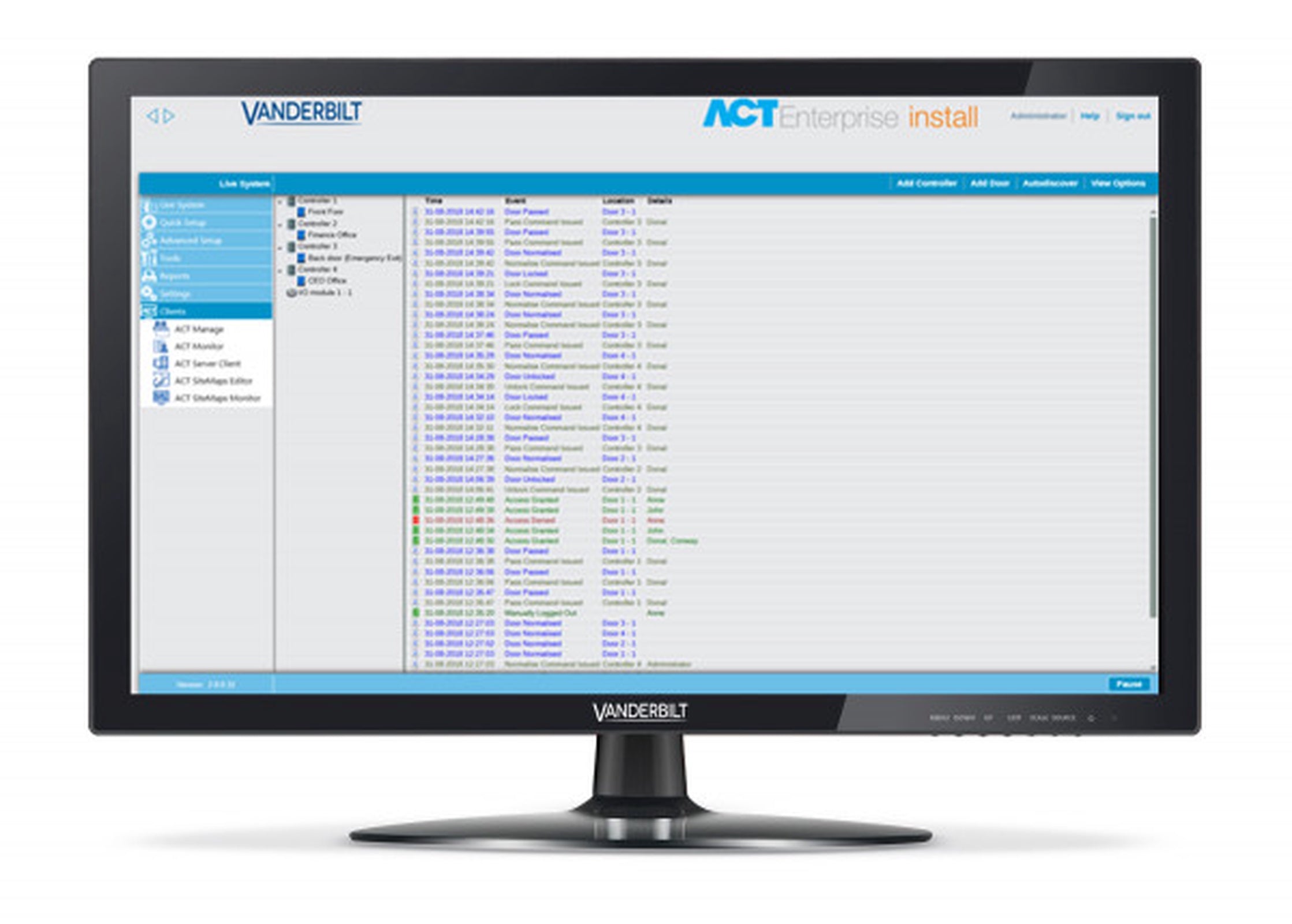 Vanderbilt ACTpro Software