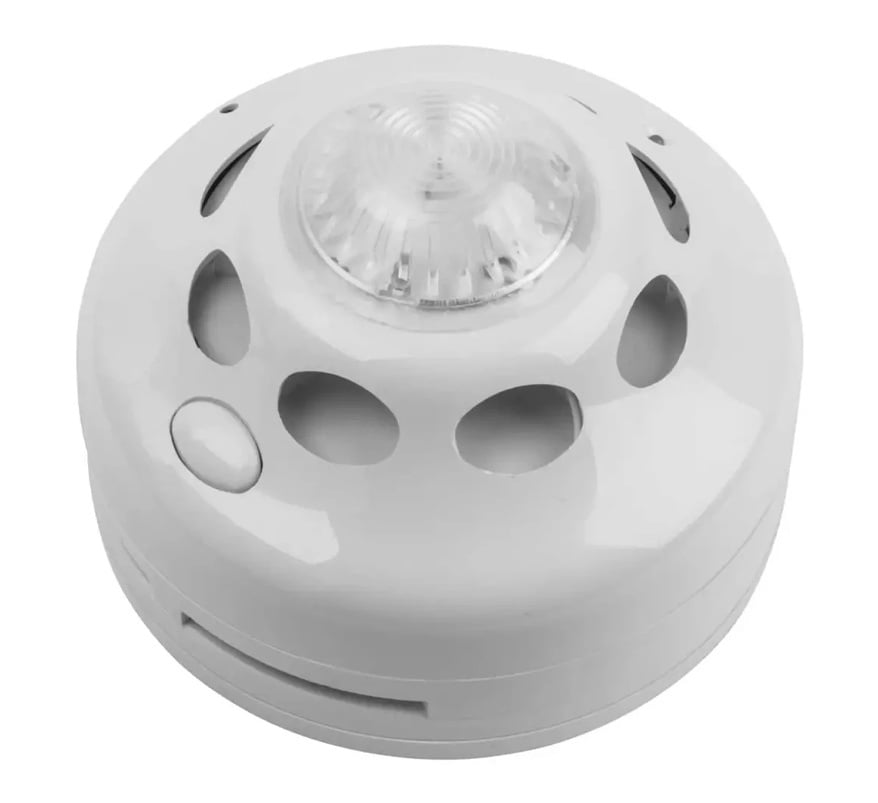 Electro Detectors Zerio Plus Wireless Heat Detector with Sounder & LED Beacon (EDA-D6030) - JEM Systems UK