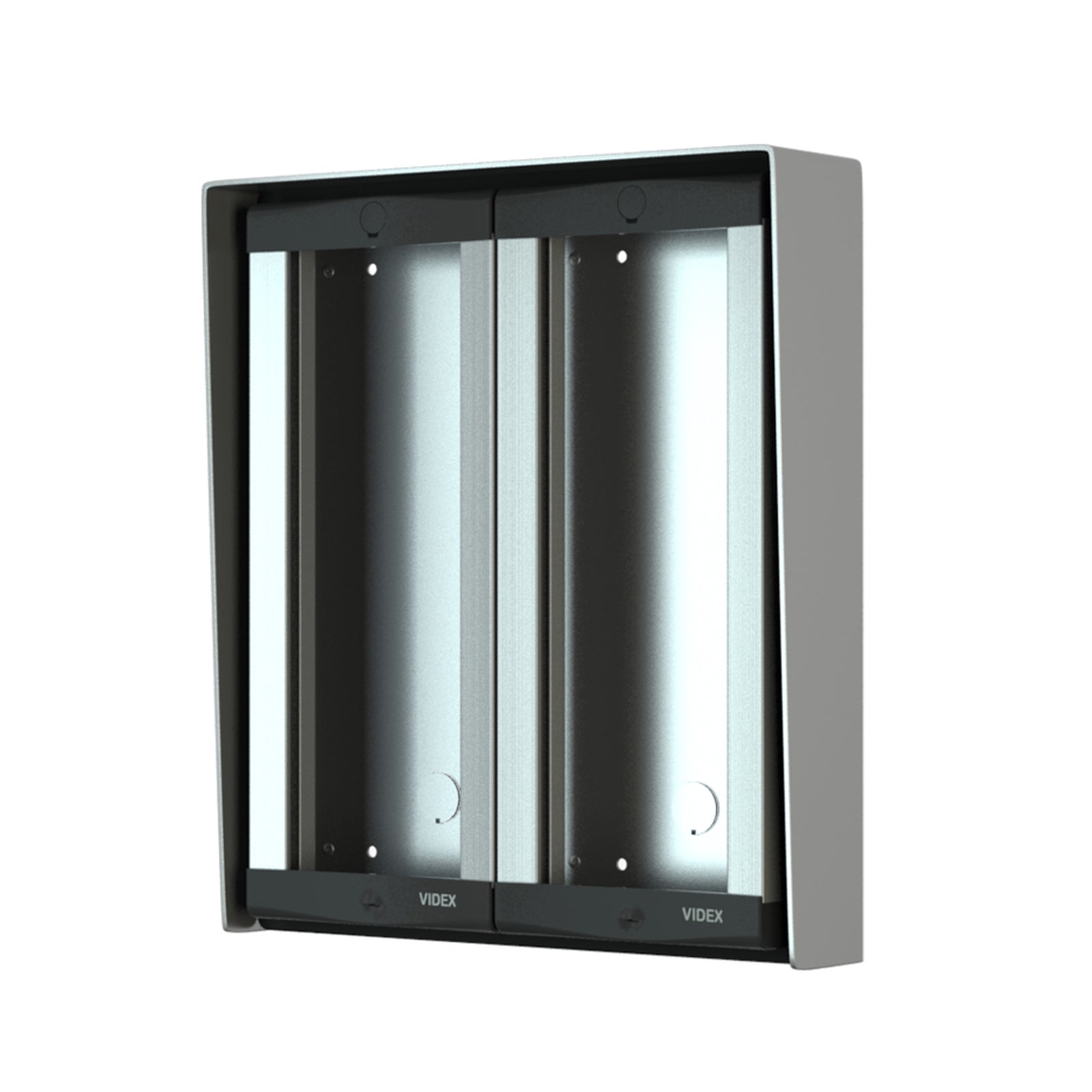 Videx 8000 Series 4 Module 2 Row Surface Box Aluminium