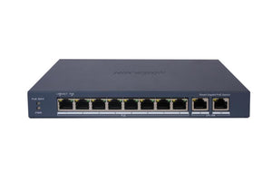 Hikvision DS-3E1510P-EI 8-Port Gigabit Smart PoE Switch, 2 x RJ45 Uplink, 110W