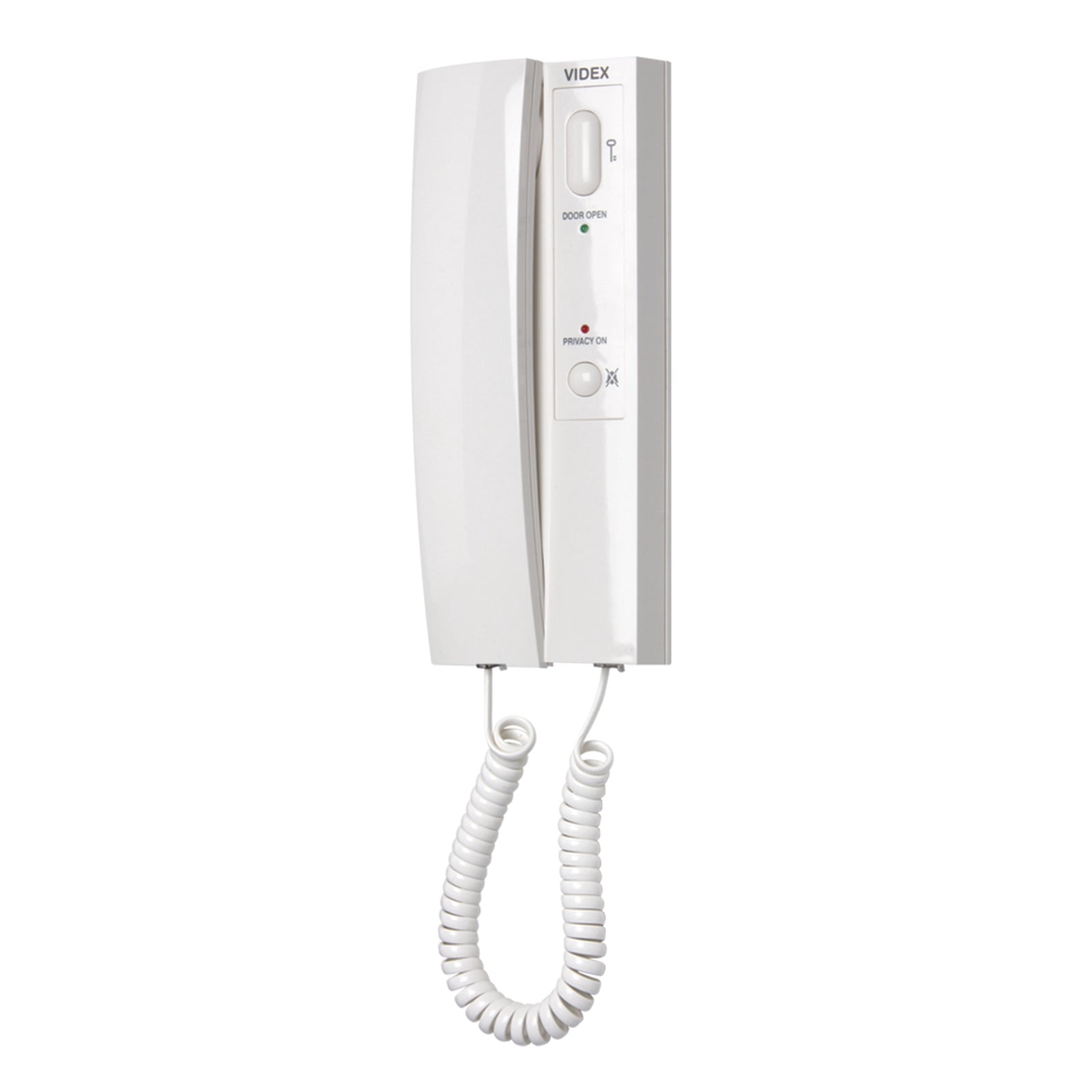 Videx VX2200 Audiophone with Timed Mute & Door Open LED White