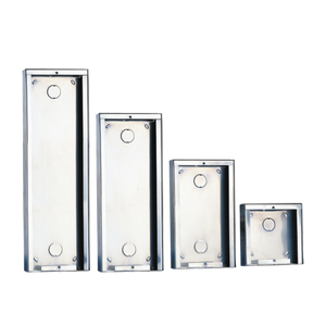 Comelit Powercom Linear 4 Module Housing Surface Mount Stainless Steel
