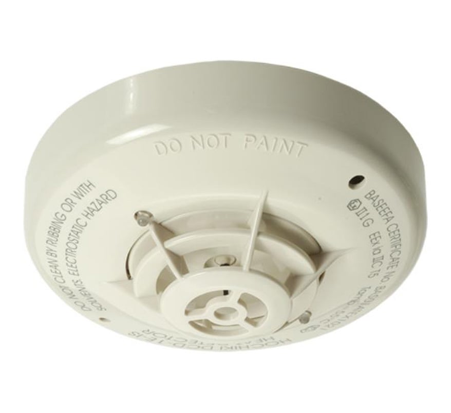 Hochiki Intrinsically Safe Conventional Heat Detector (Ivory) (DCD-1E-IS) - JEM Systems UK