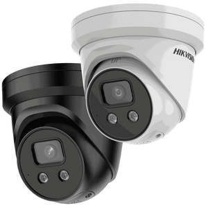Hikvision DS-2CD2346G2-ISU/SL(2.8mm)(C) 4MP AcuSense Strobe Light and Audible Warning Fixed Turret Network Camera