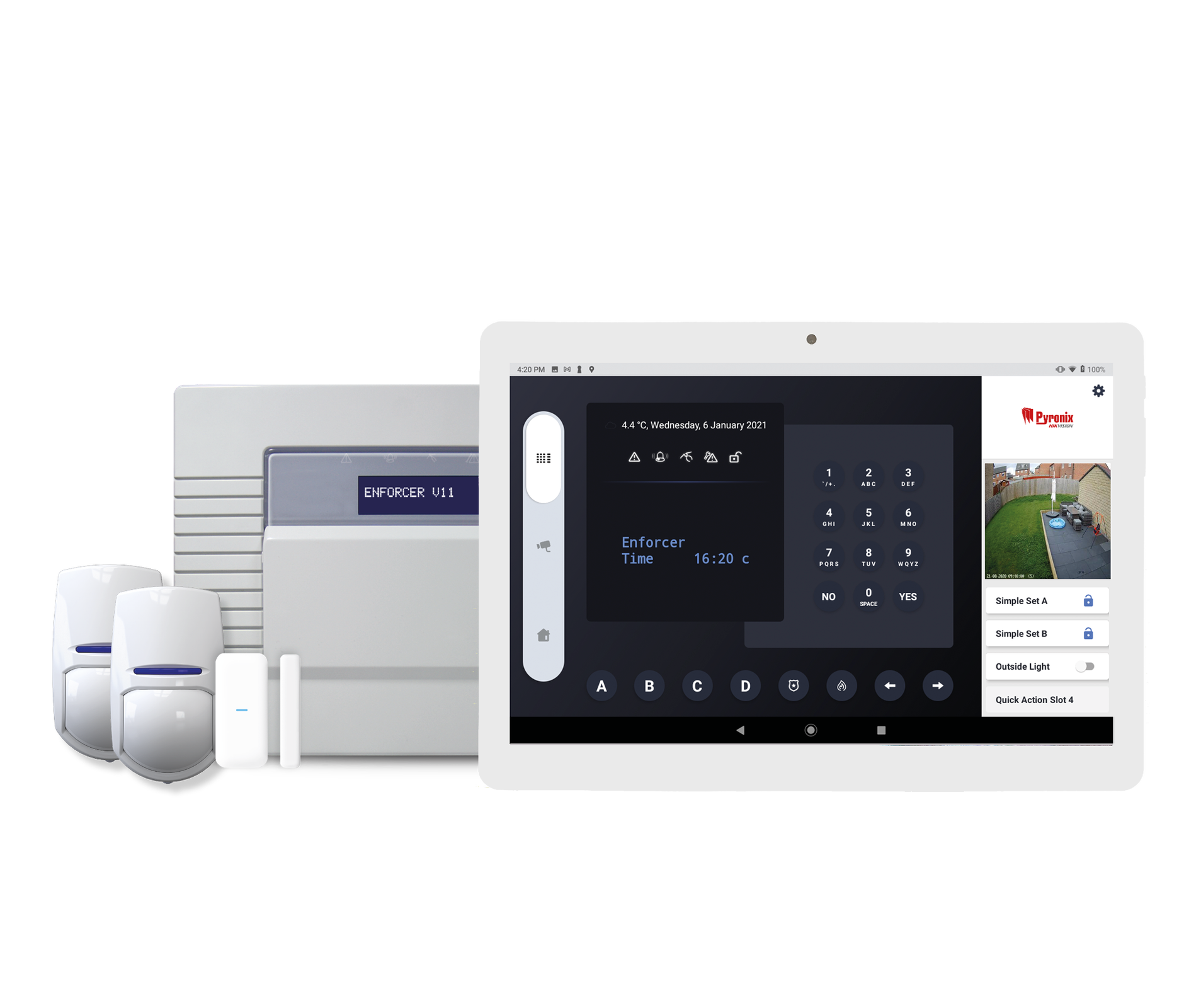 Pyronix Enforcer Tablet Kit 2 c/w Android Tablet