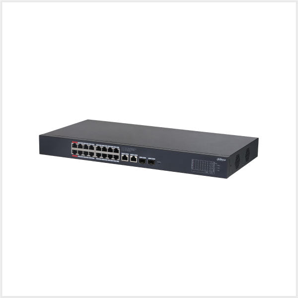 Dahua 20-Port Cloud Managed Desktop Gigabit Switch with 16-Port PoE