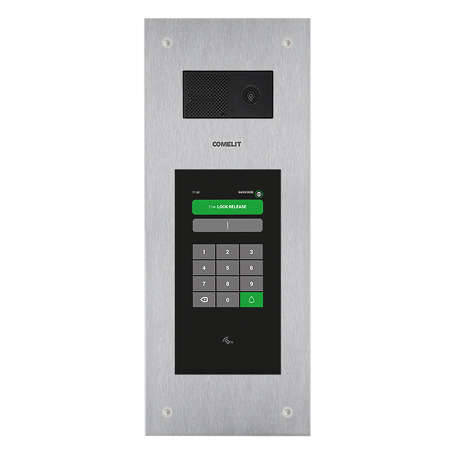 Comelit Steeltouch Video Entrance Panel 5" Display ViP Surface Mount