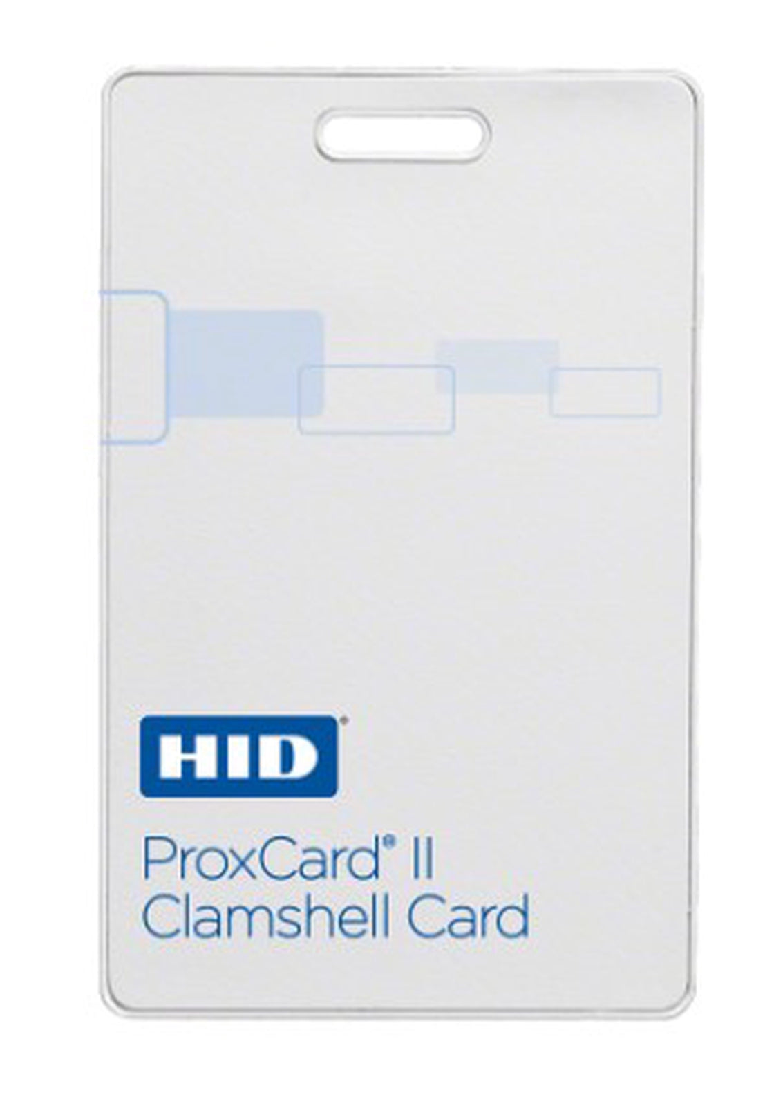 HID ProxCard II 125kHz Clamshell Proximity Card White