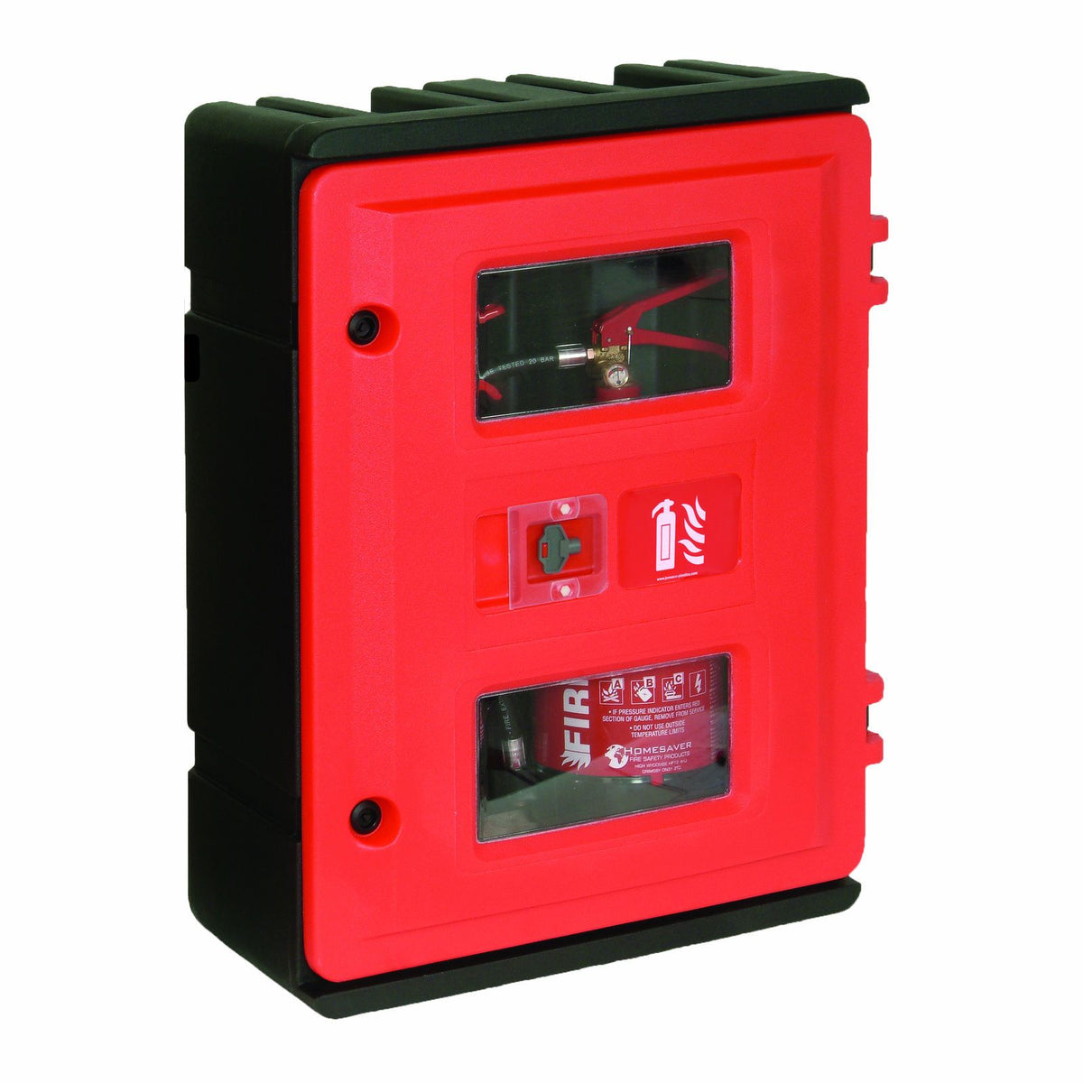 Firechief Double Cabinet-2x9kg/9l c/w Keybox (HS72K)