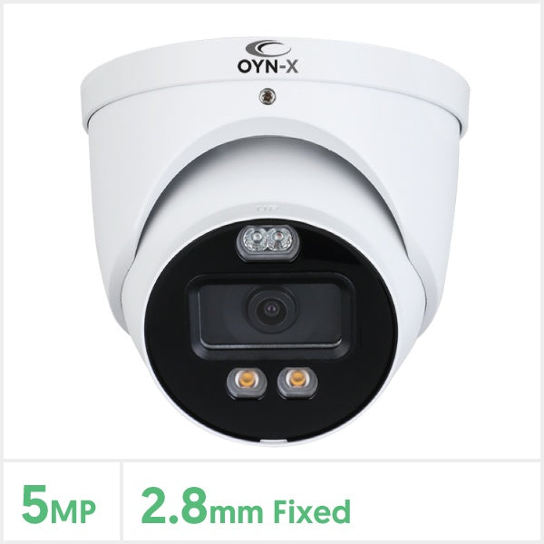 Eagle 5MP Fixed Lens HDCVI Full-colour Active Deterrence Turret Camera