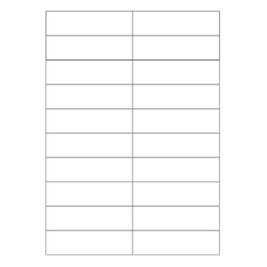 Comelit Label Sheet for 30161 & Inox Entrance Panel (Pack 5)