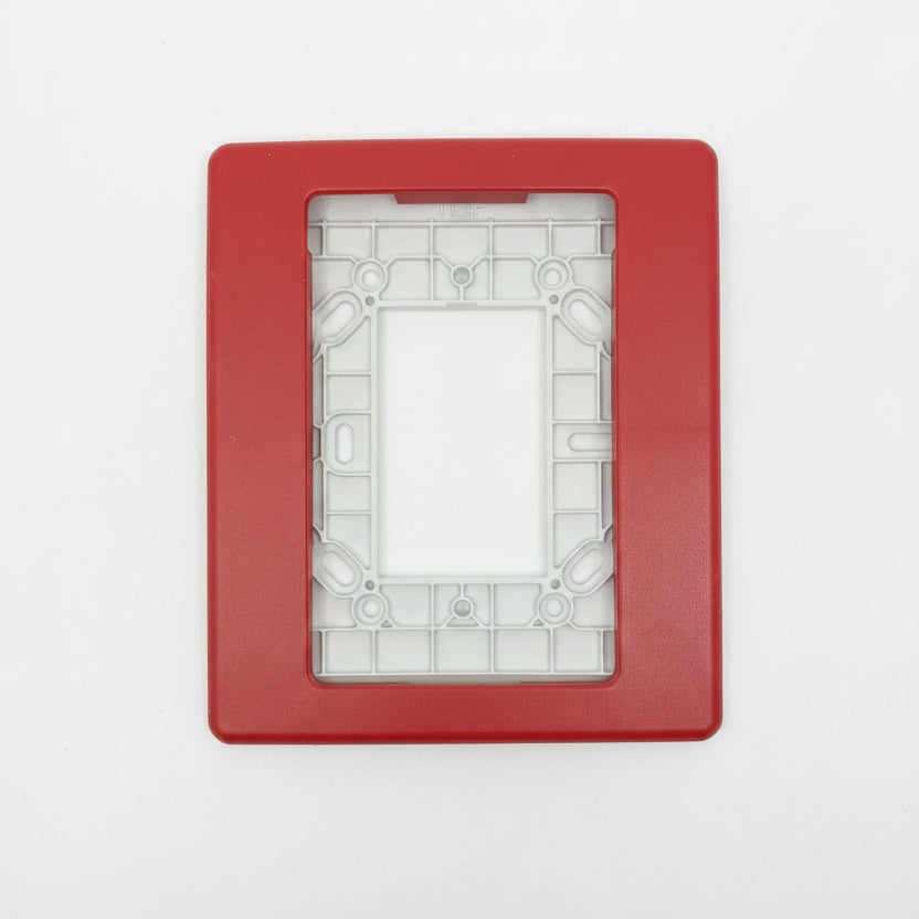 Edwards G1TR Compact Wall Trim Plate Red - JEM Systems UK