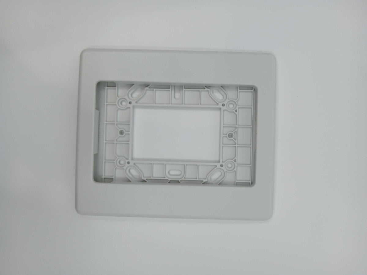 Edwards G1TW Compact Wall Trim Plate White - JEM Systems UK