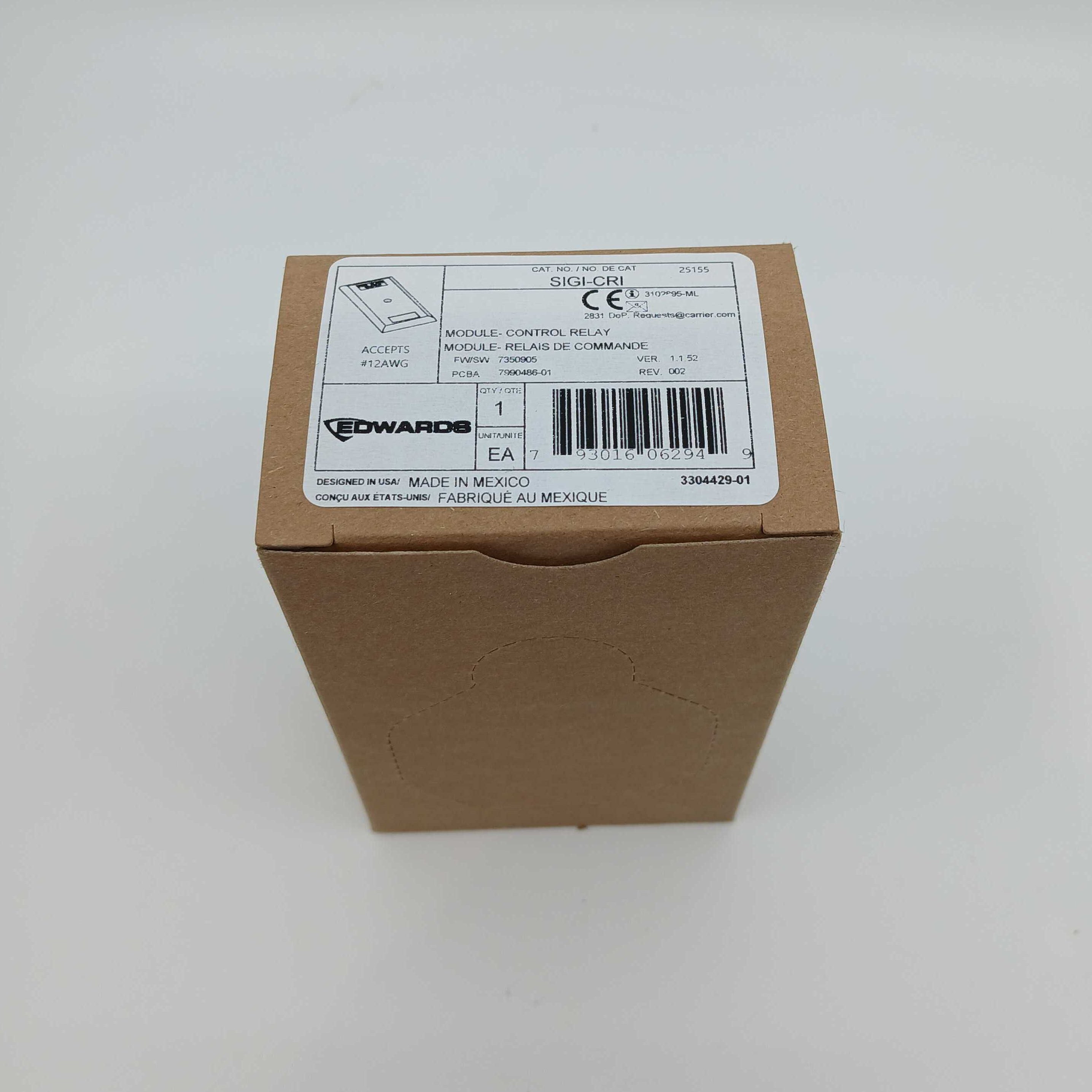 Edwards SIGI-CRI Control Relay w/ Isolator - JEM Systems UK