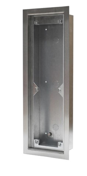 Videx Flush Back Box with Bezel for 120x400mm Vandal Resistant Panel