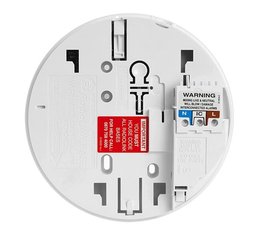 Aico Ei168RC Mains Powered RadioLINK Base with Lithium Back-Up Battery - JEM Systems UK