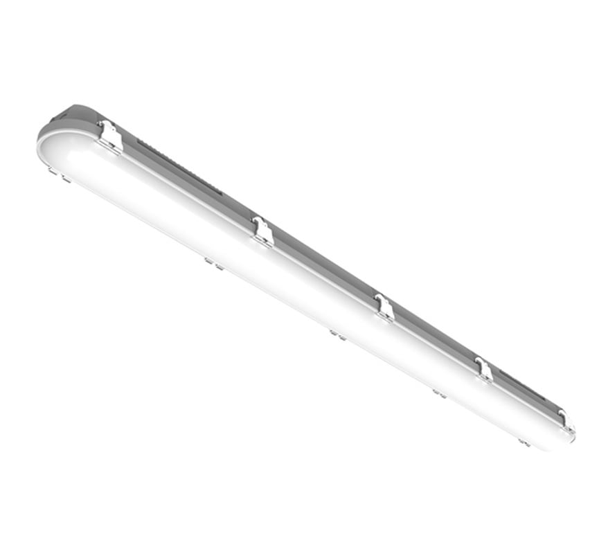 BLE ELLESMERE 4ft IP65 Non-Corrosive LED Fitting - Adjustable Wattage c/w Microwave Sensor (EL-172704-M3-MW) - JEM Systems UK