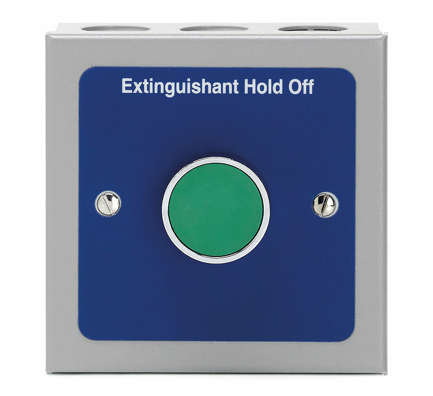HAES Esprit-G Remote Extinguishant Hold Off Button (Metal Enclosure) (ESG-2006) - JEM Systems UK