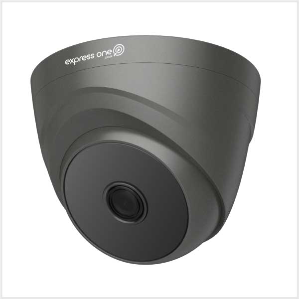 Express One 5MP Fixed Lens HDCVI IR Turret Camera (Grey)