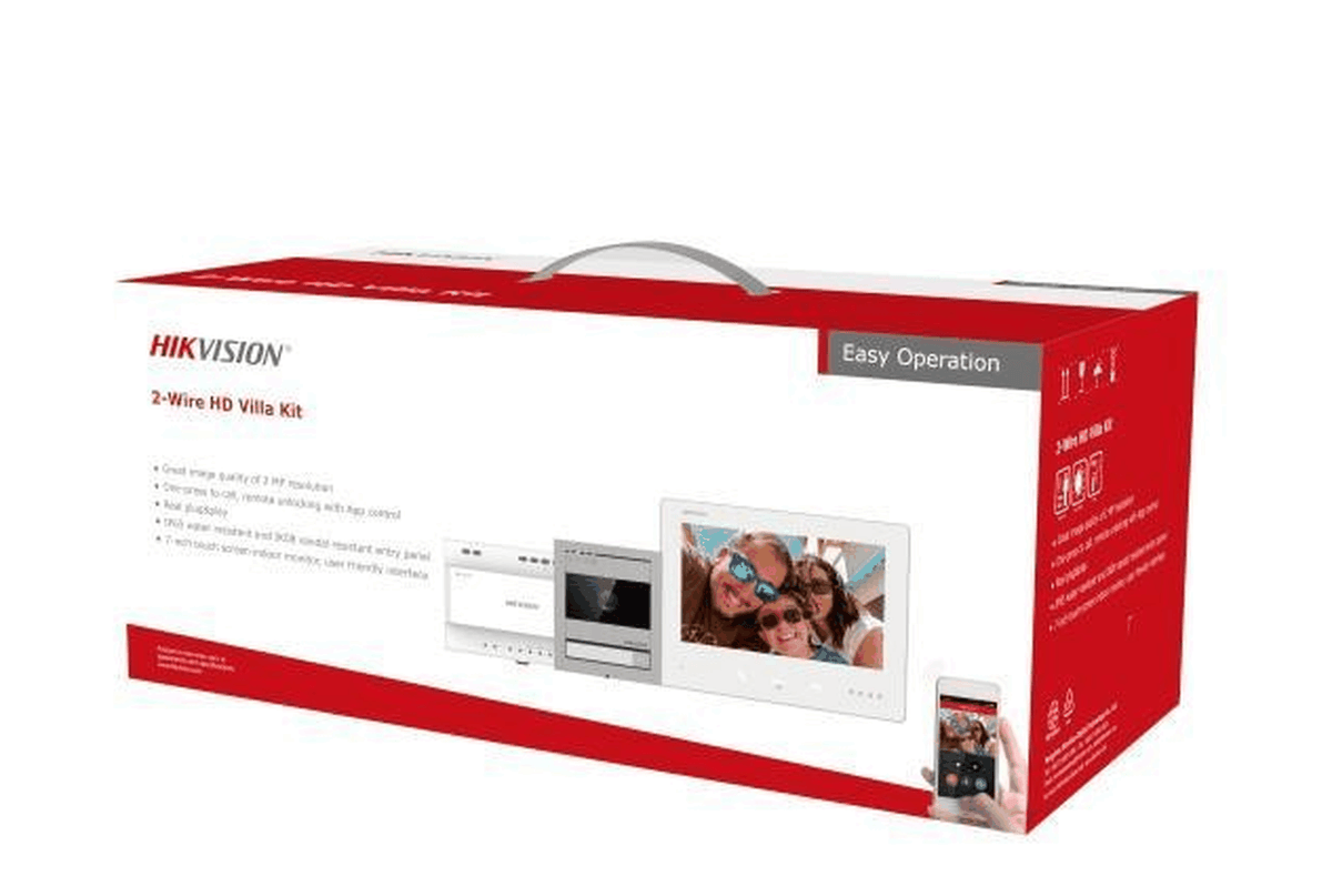Hikvision 2-wire HD Video Intercom Kit