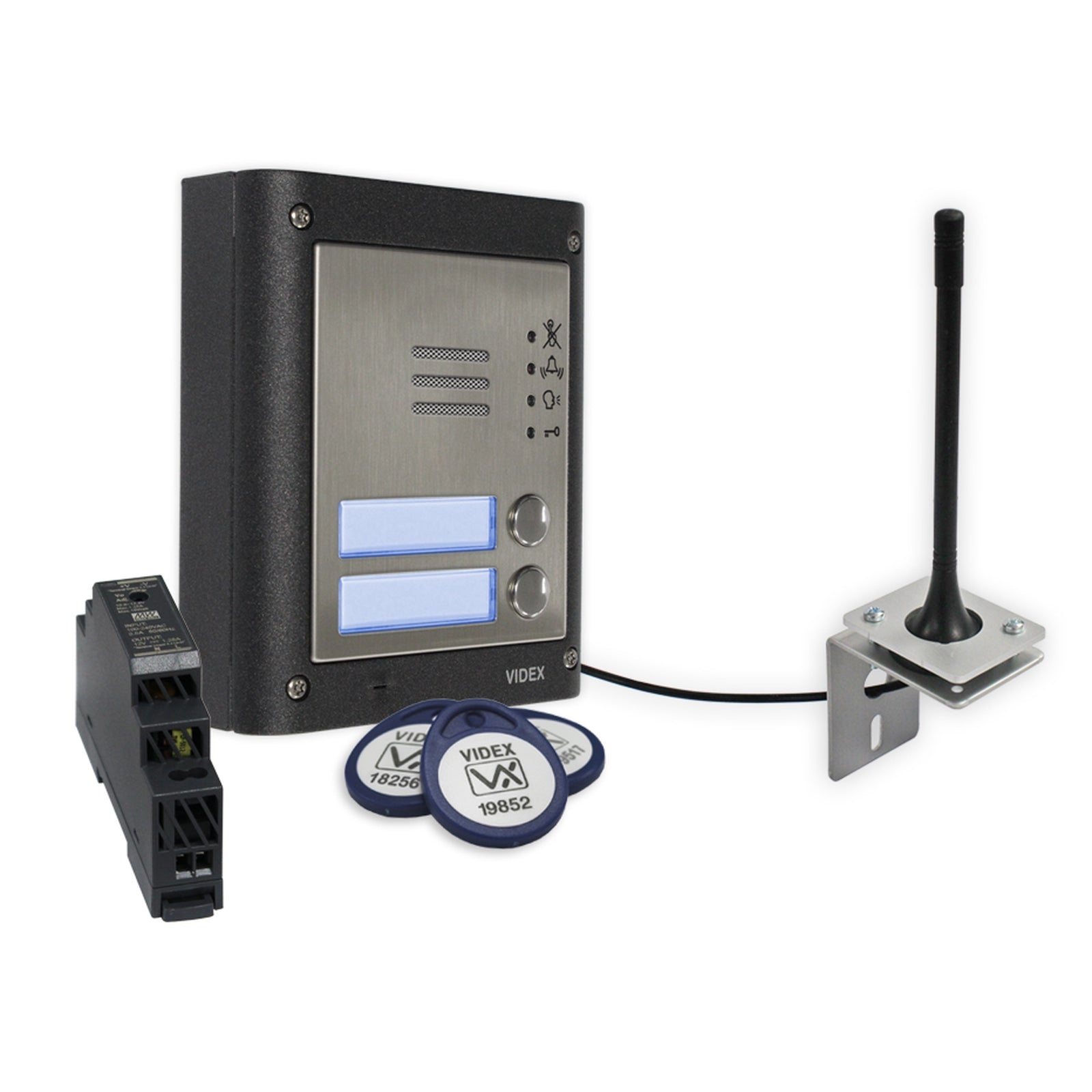Videx 2 Button 4K Surface 4G GSM Audio Kit