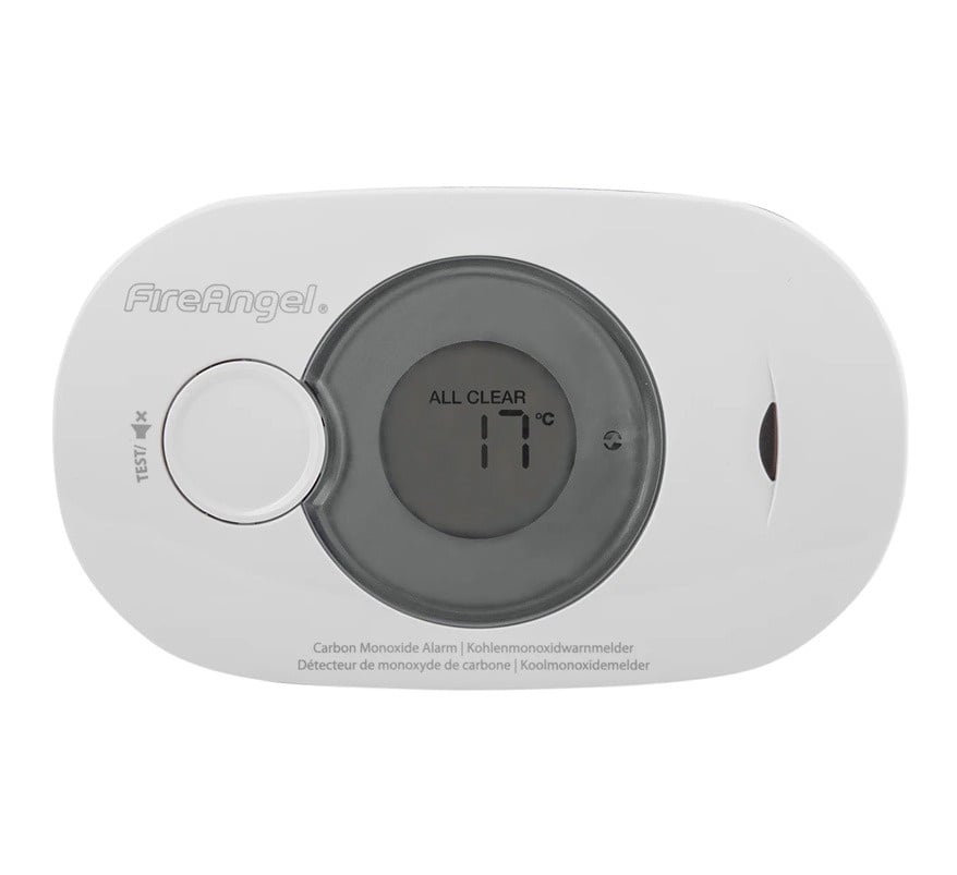FireAngel 10 Year Longlife Battery Digital Display Carbon Monoxide Alarm (FA3322-EUX10) - JEM Systems UK