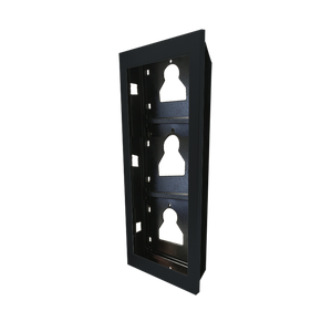 Comelit Ultra Flush Mount Frame for 3 Modules Black
