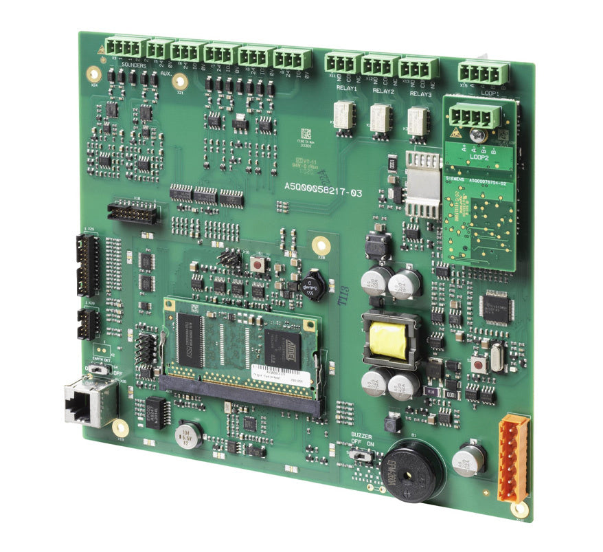 Siemens FCM3601-Z2 Replacement 2 Loop Mainboard for Cerberus 360 Panels (S54443-A116-A1) - JEM Systems UK
