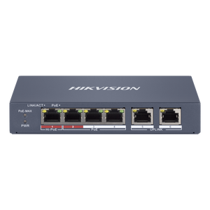 Hikvision DS-3E1106HP-EI 4 Port Fast Ethernet Smart POE Switch