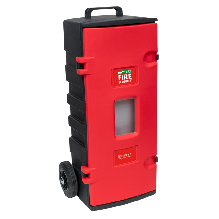 Firechief EV Fire Blanket Wheeled Cabinet (FEVBWC) - JEM Systems UK