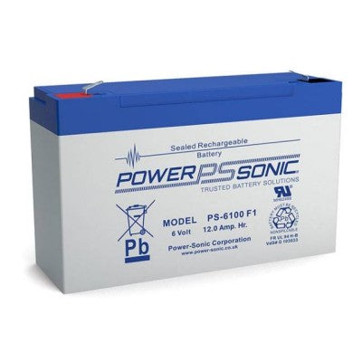 FireClass PS-6100 6 Volt 10 Ampere Battery - JEM Systems UK