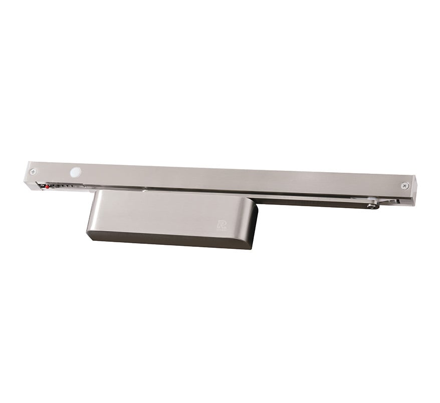 Rutland TS.FIRETRAK.114 EN2-4 Slide Arm Electromagnetic Door Closer - Silver - JEM Systems UK